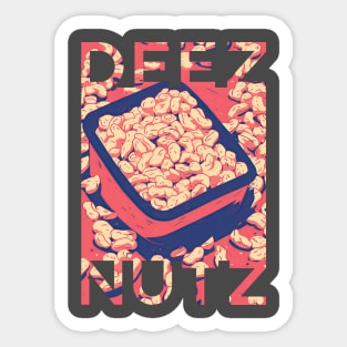 Deez Nuts Tee Sticker